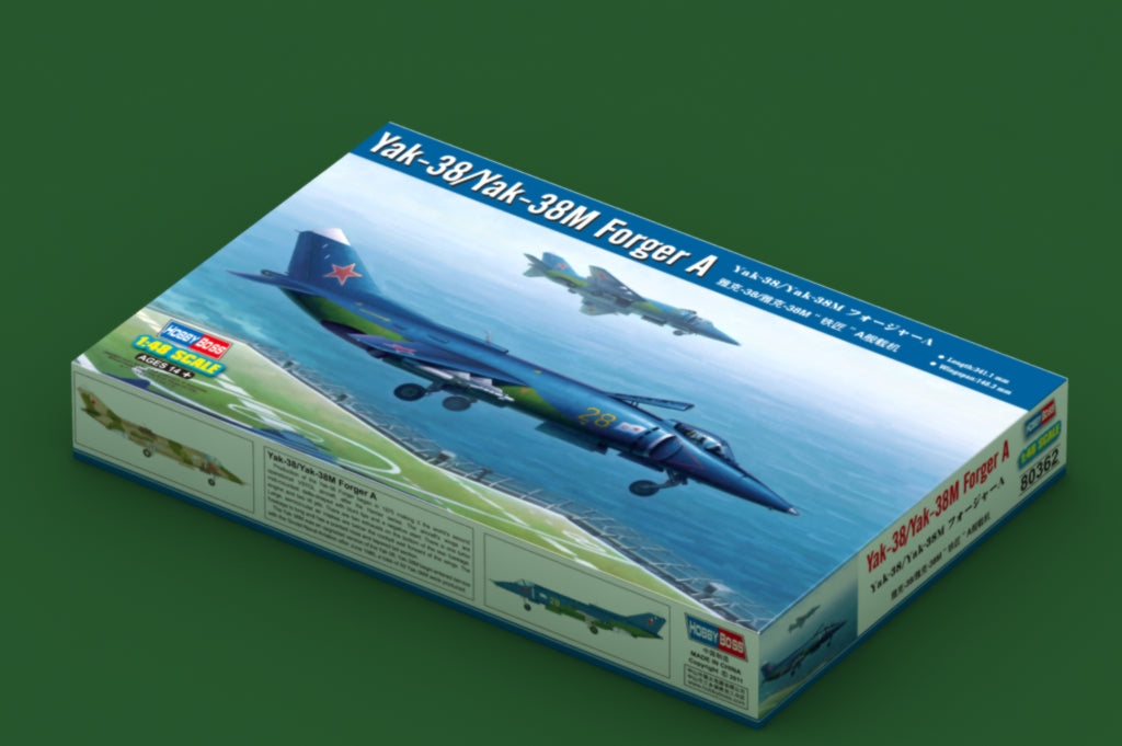 Hobby Boss 1/48 Yakovlev Yak-38 / Yak-38M Forger A model kit 80362, image 2