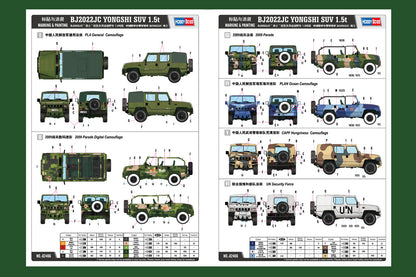 Hobby Boss 1/35 BJ2022JC Yongshi Light Utility Vehicle model kit 82466, image 4