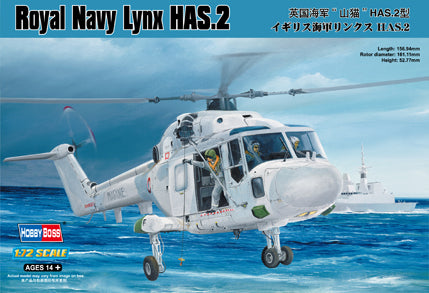 Hobby Boss 1/72 Westland Lynx HAS.2 model kit 87236, box art