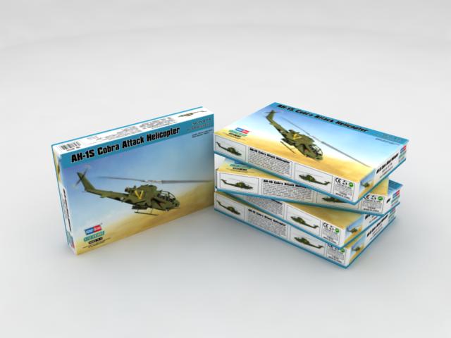 Hobby Boss 1/72 AH-1S Cobra Attack Helicopter model kit 87225, image 2