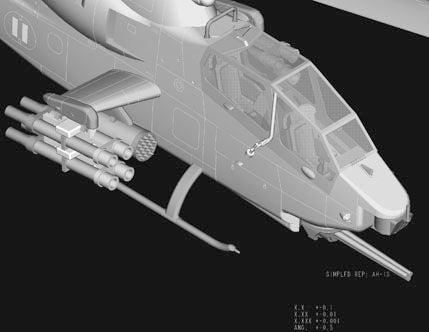 Hobby Boss 1/72 AH-1S Cobra Attack Helicopter model kit 87225, image 6