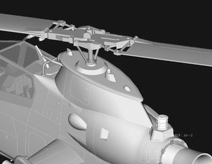 Hobby Boss 1/72 AH-1S Cobra Attack Helicopter model kit 87225, image 10