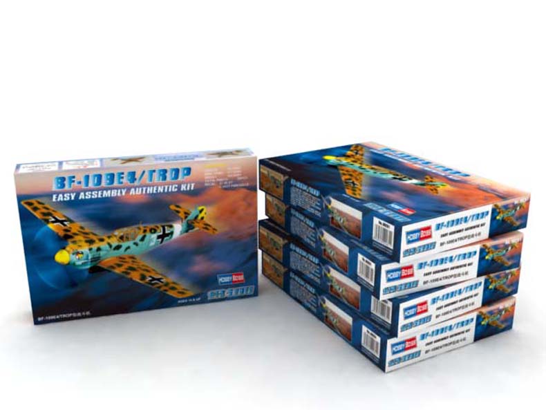 Hobby Boss 1/72 Bf 109 E-4 Trop model kit 80261, image 2