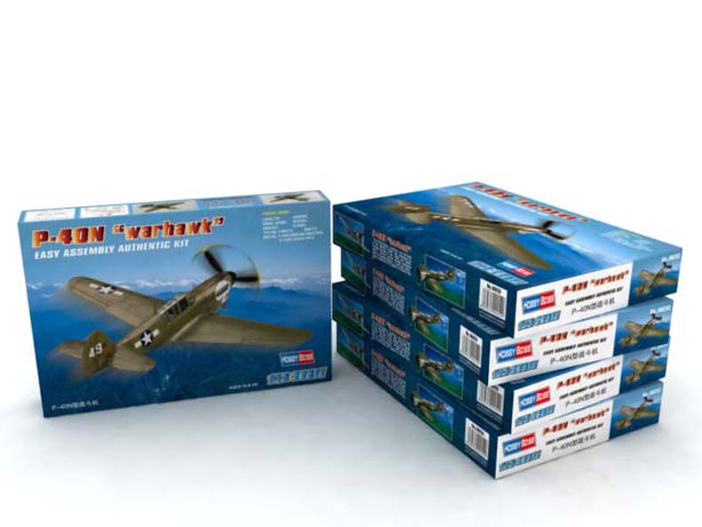 Hobby Boss 1/72 Curtiss P-40N Warhawk model kit 80252, image 2