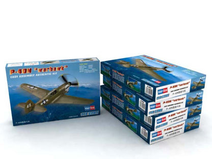 Hobby Boss 1/72 Curtiss P-40N Warhawk model kit 80252, image 2