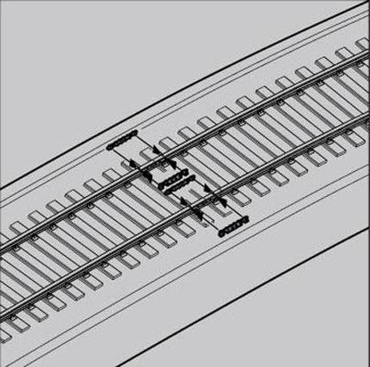 Hobby Boss 1/72 German Railway Curved Track model kit 82910, image 5