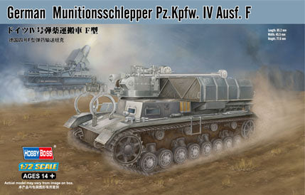 Hobby Boss 1/72 German Munitionsschlepper Ammunition Carrier model kit 82908, box art