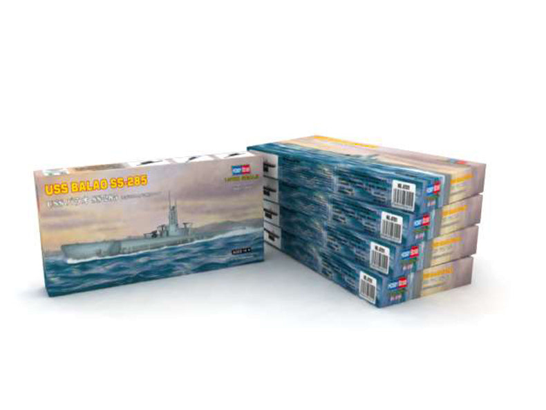Hobby Boss 1/700 USS Balao SS-285 Submarine model kit 87011, image 2