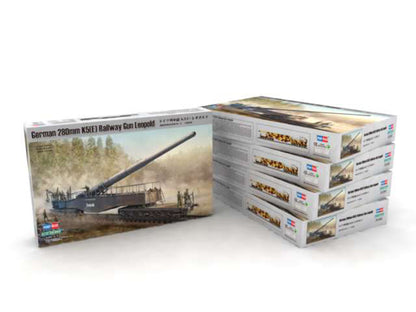 Hobby Boss 1/72 German 280mm K5(E) Railway Gun Leopold model kit 82903, image 2