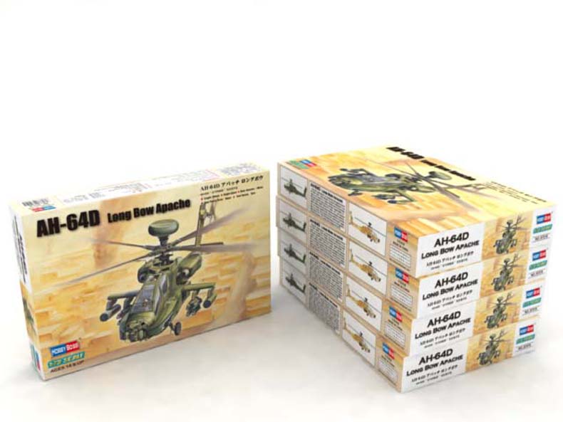 Hobby Boss 1/72 Boeing AH-64D Apache Longbow model kit 87219, image 2