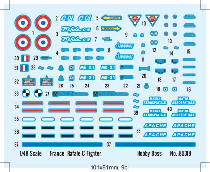 Hobby Boss 1/48 Dassault Rafale C model kit 80318, image 3