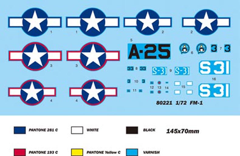 Hobby Boss 1/72 Grumman FM-1 Wildcat model kit 80221, image 3