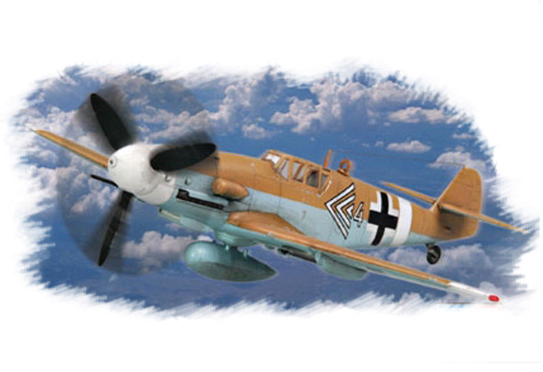 Hobby Boss 1/72 Bf 109 G-2 Trop model kit 80224, box art