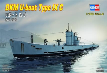Hobby Boss 1/700 German U-Boat Type IXC model kit 87007, box art