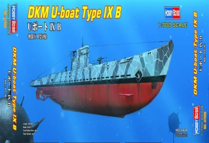 Hobby Boss 1/700 German U-Boat Type IXB model kit 87006, box art