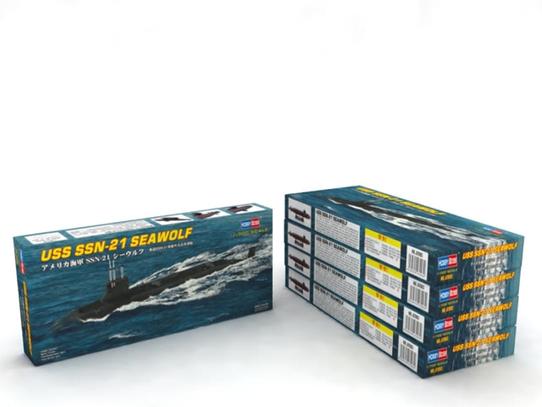 Hobby Boss 1/700 USS Seawolf SSN-21 Attack Submarine model kit 87003, image 2