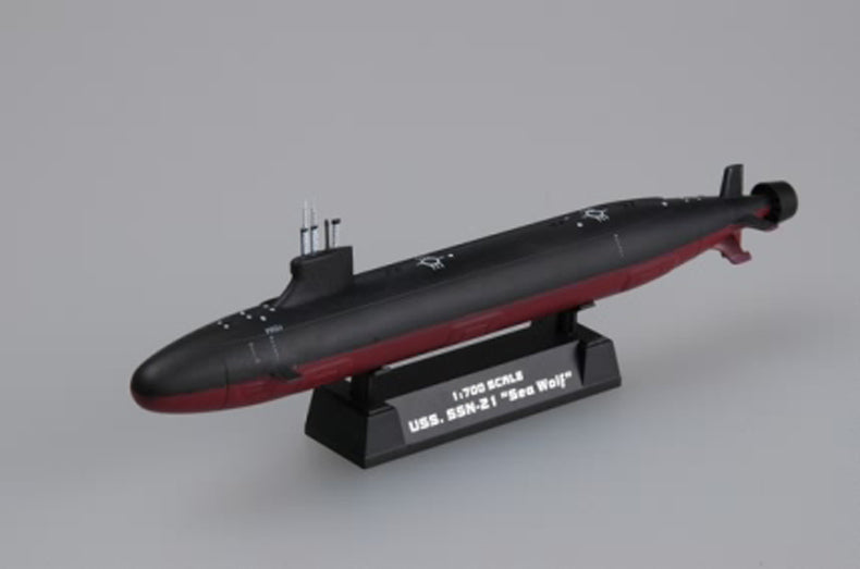 Hobby Boss 1/700 USS Seawolf SSN-21 Attack Submarine model kit 87003, image 4