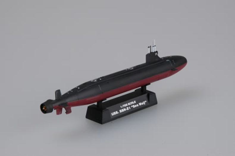 Hobby Boss 1/700 USS Seawolf SSN-21 Attack Submarine model kit 87003, image 6