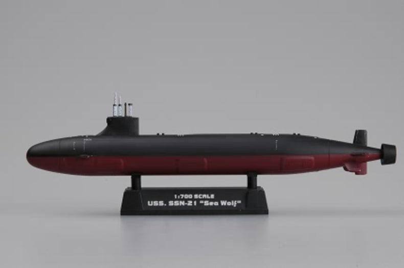 Hobby Boss 1/700 USS Seawolf SSN-21 Attack Submarine model kit 87003, image 7