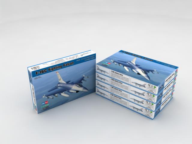 Hobby Boss 1/72 F-16C Fighting Falcon model kit 80274, image 2