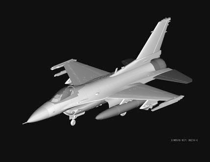 Hobby Boss 1/72 F-16C Fighting Falcon model kit 80274, image 4