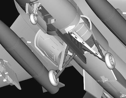 Hobby Boss 1/72 F-16C Fighting Falcon model kit 80274, image 7