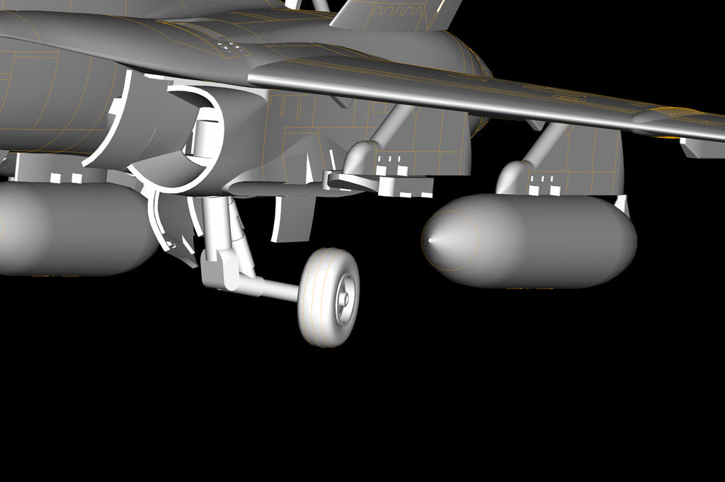 Hobby Boss 1/72 F/A-18A Hornet model kit 80268, image 8