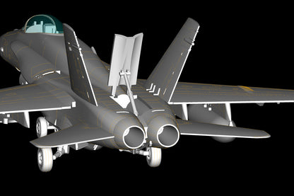 Hobby Boss 1/72 F/A-18A Hornet model kit 80268, image 9