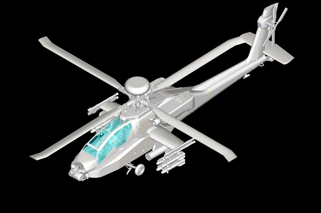 Hobby Boss 1/72 Boeing AH-64D Apache Longbow model kit 87219, image 4