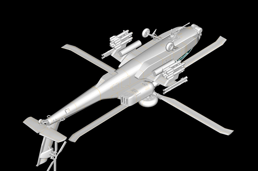 Hobby Boss 1/72 Boeing AH-64D Apache Longbow model kit 87219, image 5