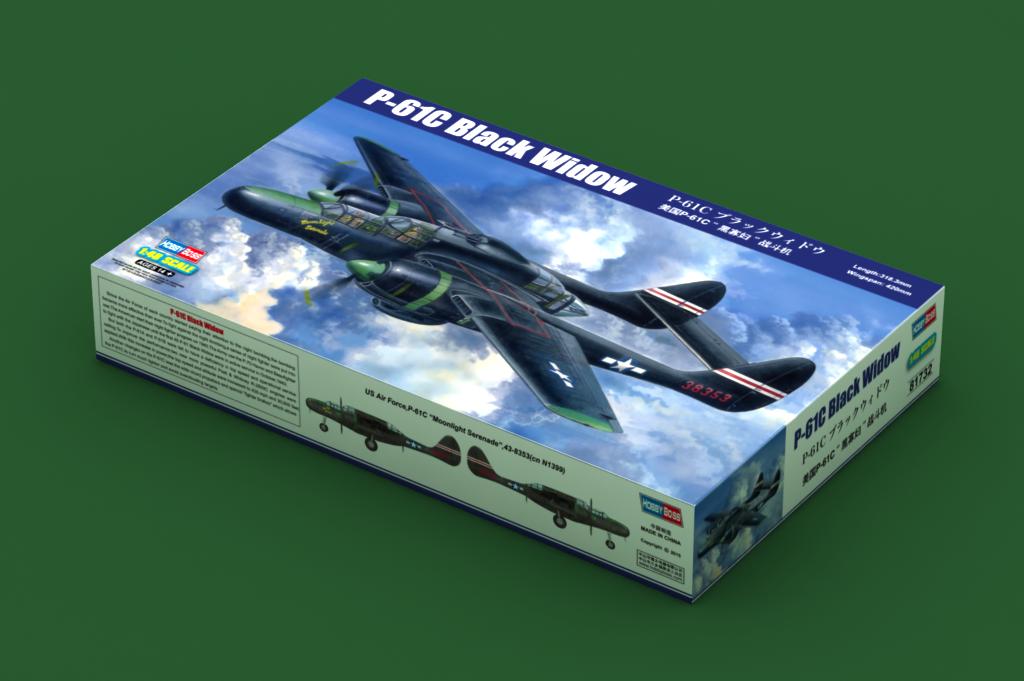 Hobby Boss 1/48 Northrop P-61C Black Widow model kit 81732, image 2