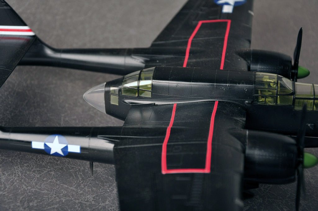 Hobby Boss 1/48 Northrop P-61C Black Widow model kit 81732, image 15