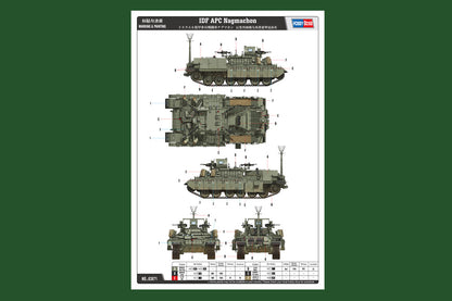 Hobby Boss 1/35 IDF Nagmachon APC model kit 83871, image 4