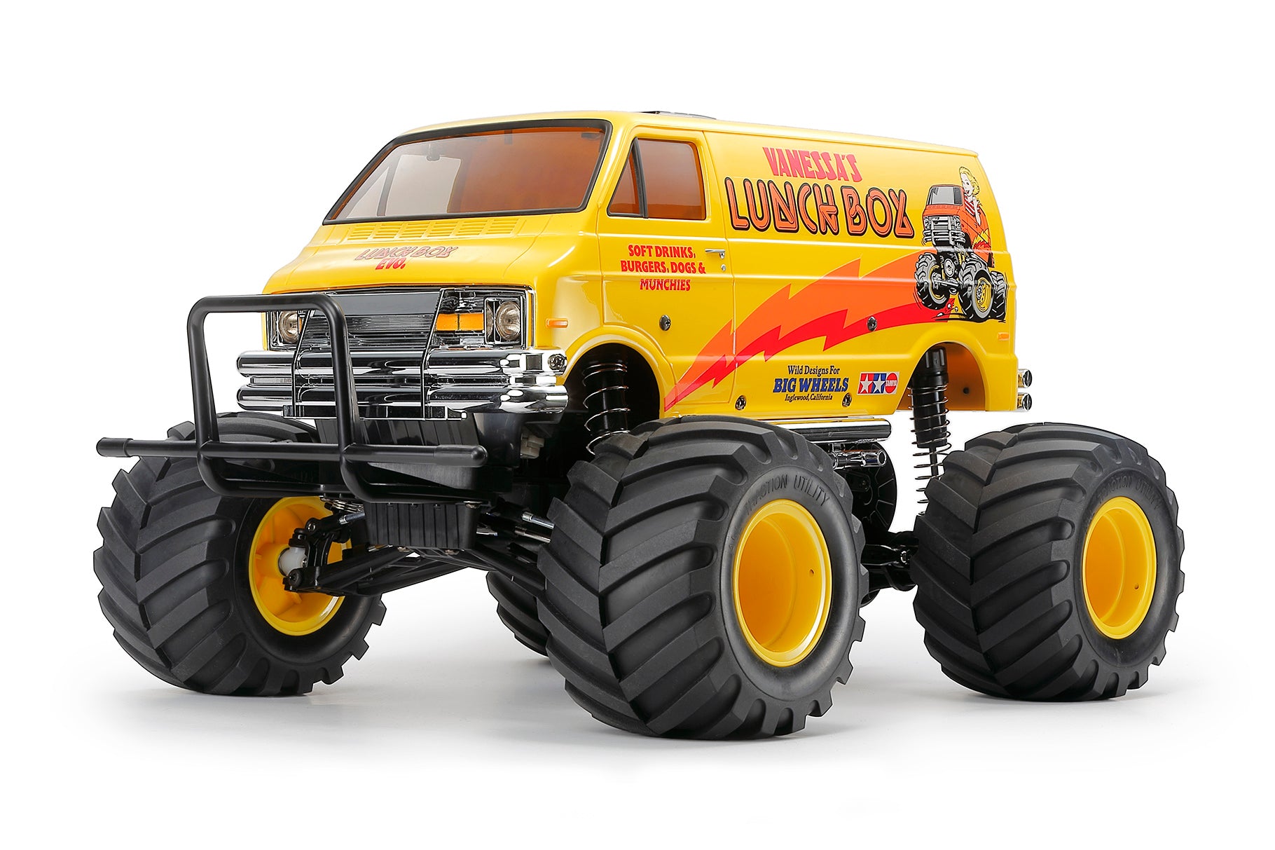 Tamiya Lunch Box EVO 58755 R/C buggy - front three-quarter view
