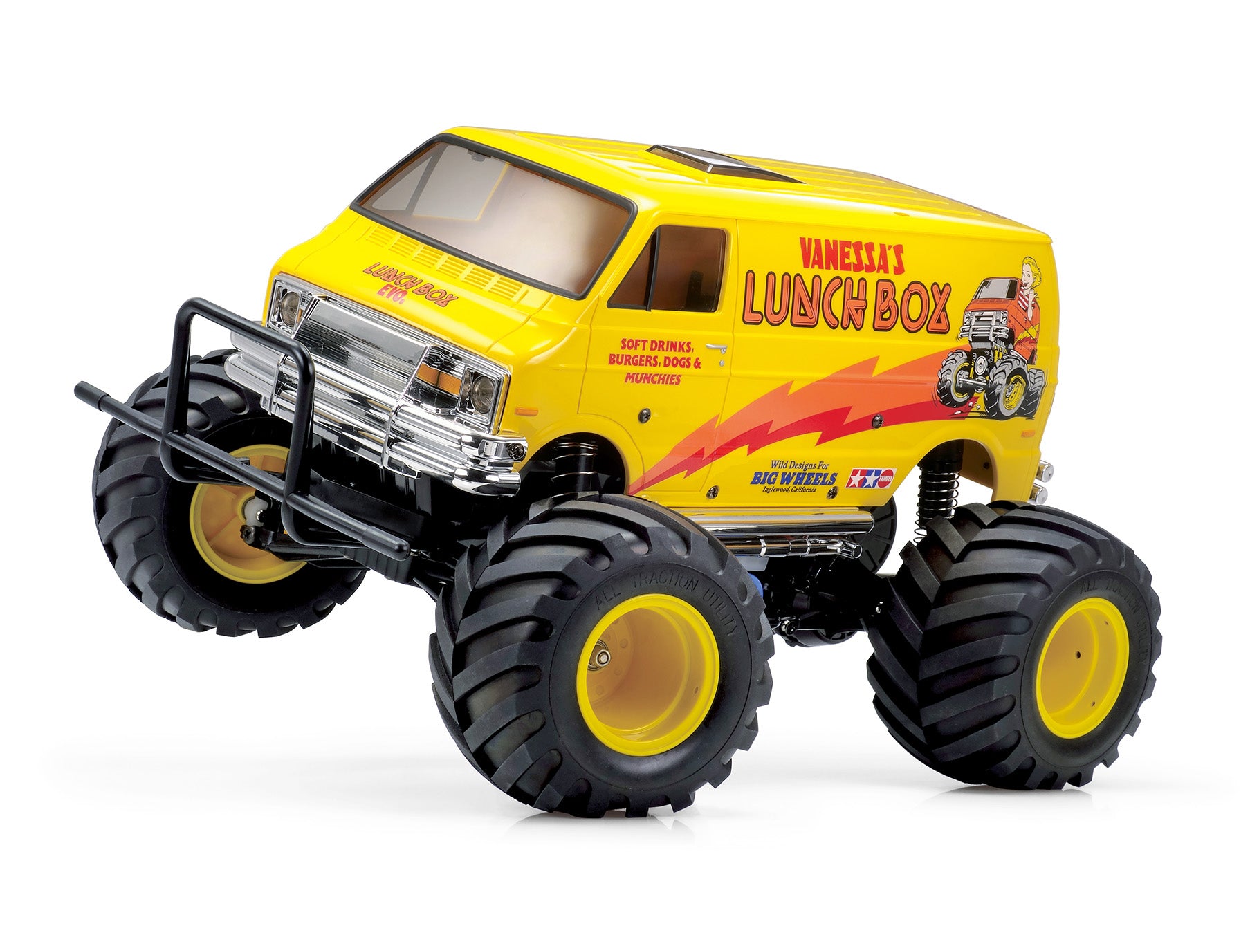 Tamiya Lunch Box EVO 58755 body shell detail
