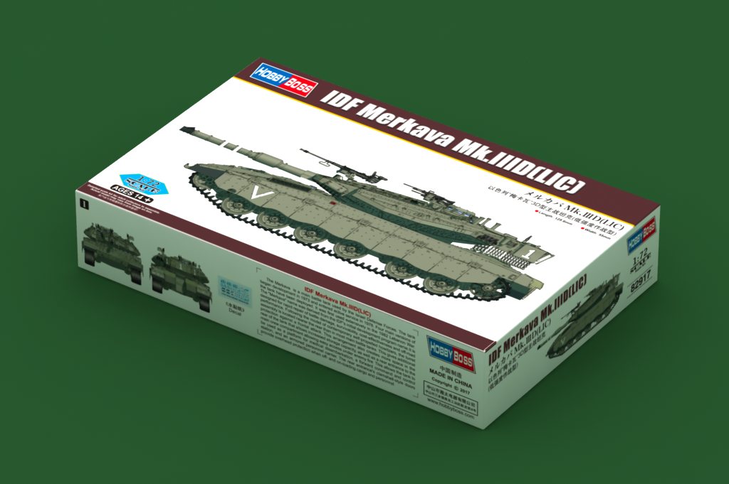 Hobby Boss 1/72 IDF Merkava Mk.IIID (LIC) model kit 82917, image 2