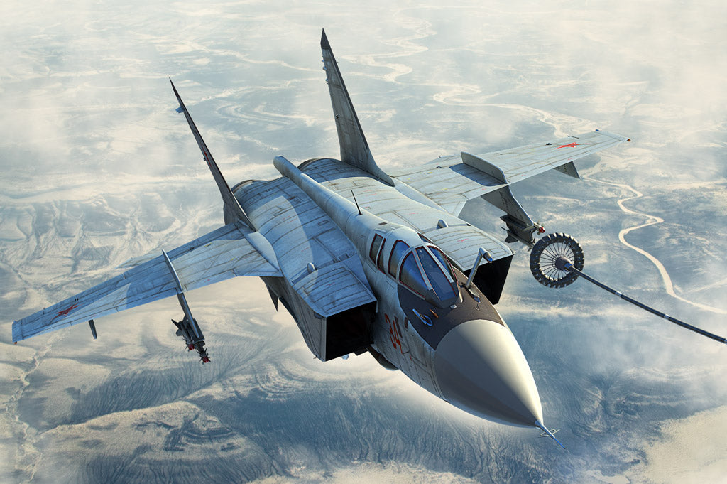 Hobby Boss 1/48 Mikoyan MiG-31B/BM Foxhound model kit 81754, box art