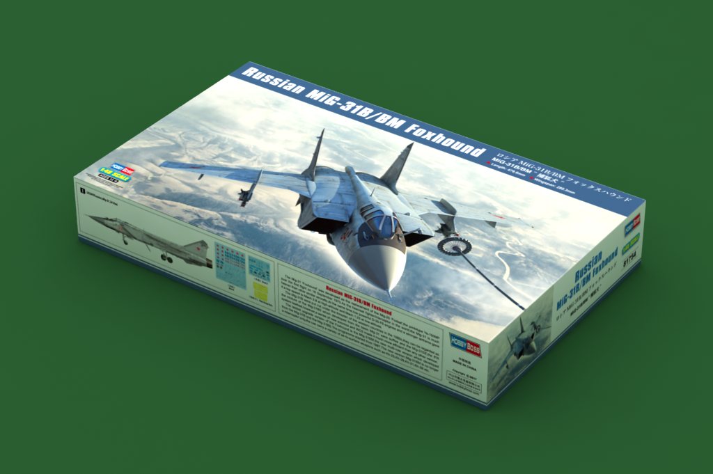 Hobby Boss 1/48 Mikoyan MiG-31B/BM Foxhound model kit 81754, image 2