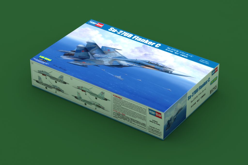Hobby Boss 1/48 Sukhoi Su-27UB Flanker C model kit 81713, image 2