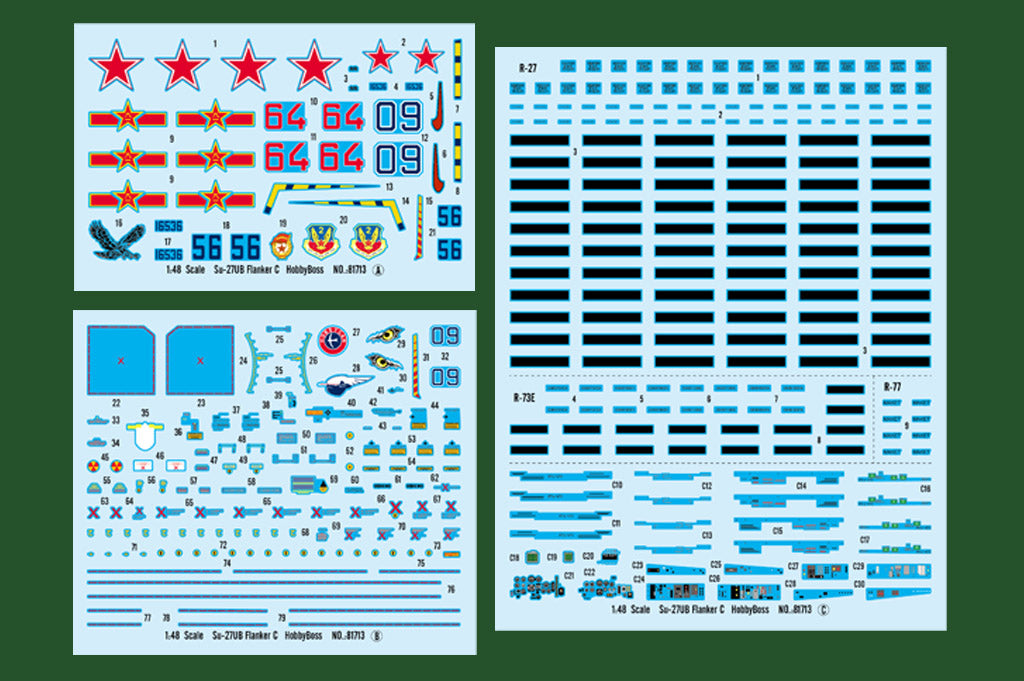 Hobby Boss 1/48 Sukhoi Su-27UB Flanker C model kit 81713, image 3