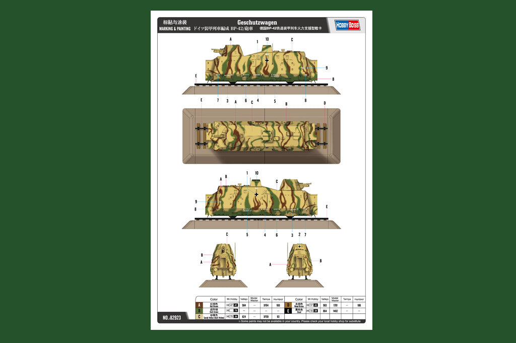 Hobby Boss 1/72 German BP-42 Geschutzwagen model kit 82923, image 4