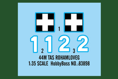 Hobby Boss 1/35 Hungarian 44M Tas Rohamlöveg Assault Gun model kit 83898, image 3
