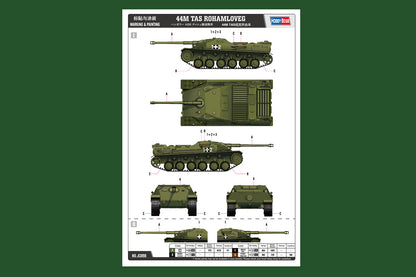 Hobby Boss 1/35 Hungarian 44M Tas Rohamlöveg Assault Gun model kit 83898, image 4