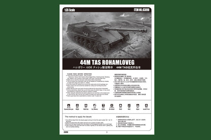 Hobby Boss 1/35 Hungarian 44M Tas Rohamlöveg Assault Gun model kit 83898, image 5