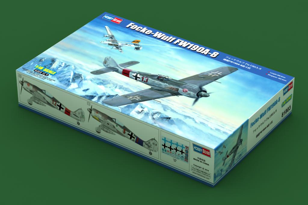 Hobby Boss 1/18 Focke-Wulf Fw 190A-8 model kit 81803, image 2