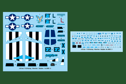 Hobby Boss 1/48 P-51D Mustang Yellow Nose model kit 85808, image 3