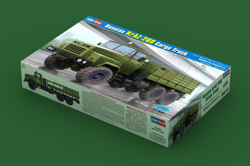 Hobby Boss 1/35 Russian KrAZ-260 Cargo Truck model kit 85510, image 2