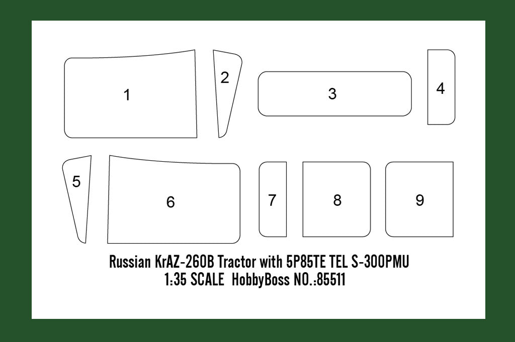 Hobby Boss 1/35 Russian KrAZ-260 Cargo Truck model kit 85510, image 4