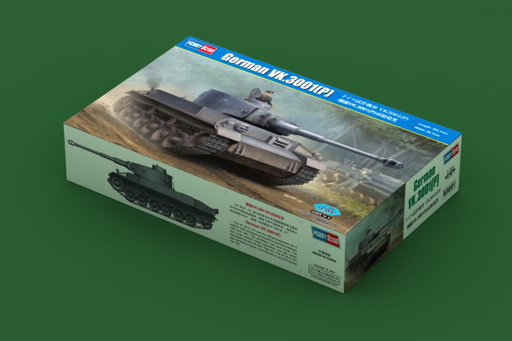 Hobby Boss 1/35 German VK 30.01(P) Prototype Tank model kit 83891, image 2