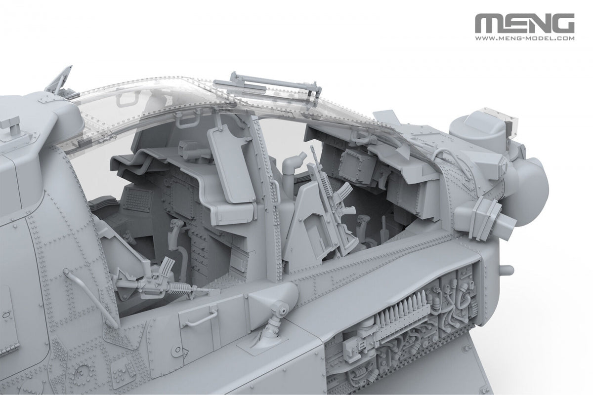 Meng 1/35 AH-64D Saraf Attack Helicopter Special Edition model kit QS-005S, image 4